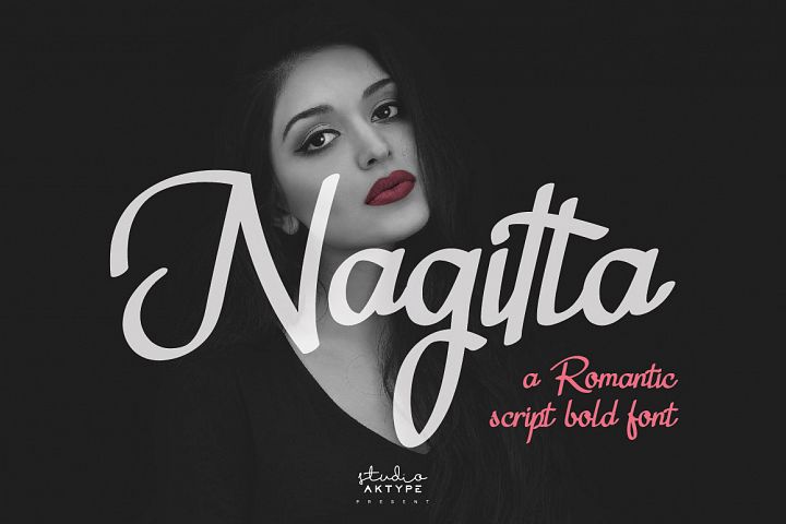 Nagitta Script Free Fonts For Cricut