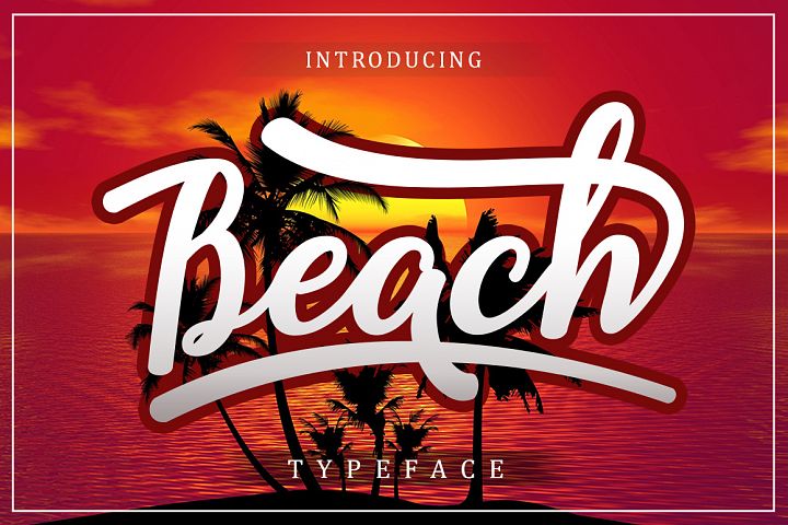 Beach Free Fonts For Cricut