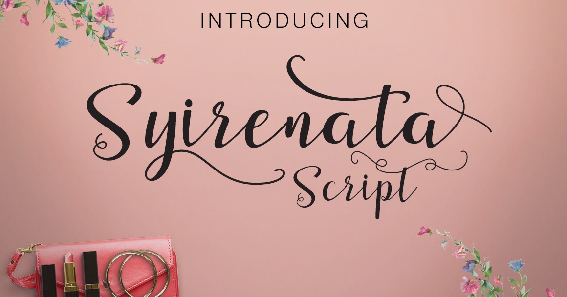 Syirenata Script Free Fonts For Cricut