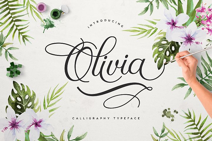 Olivia Script Free Fonts For Cricut