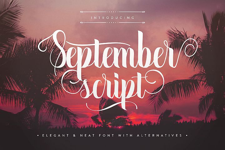 September Script Free Fonts For Cricut