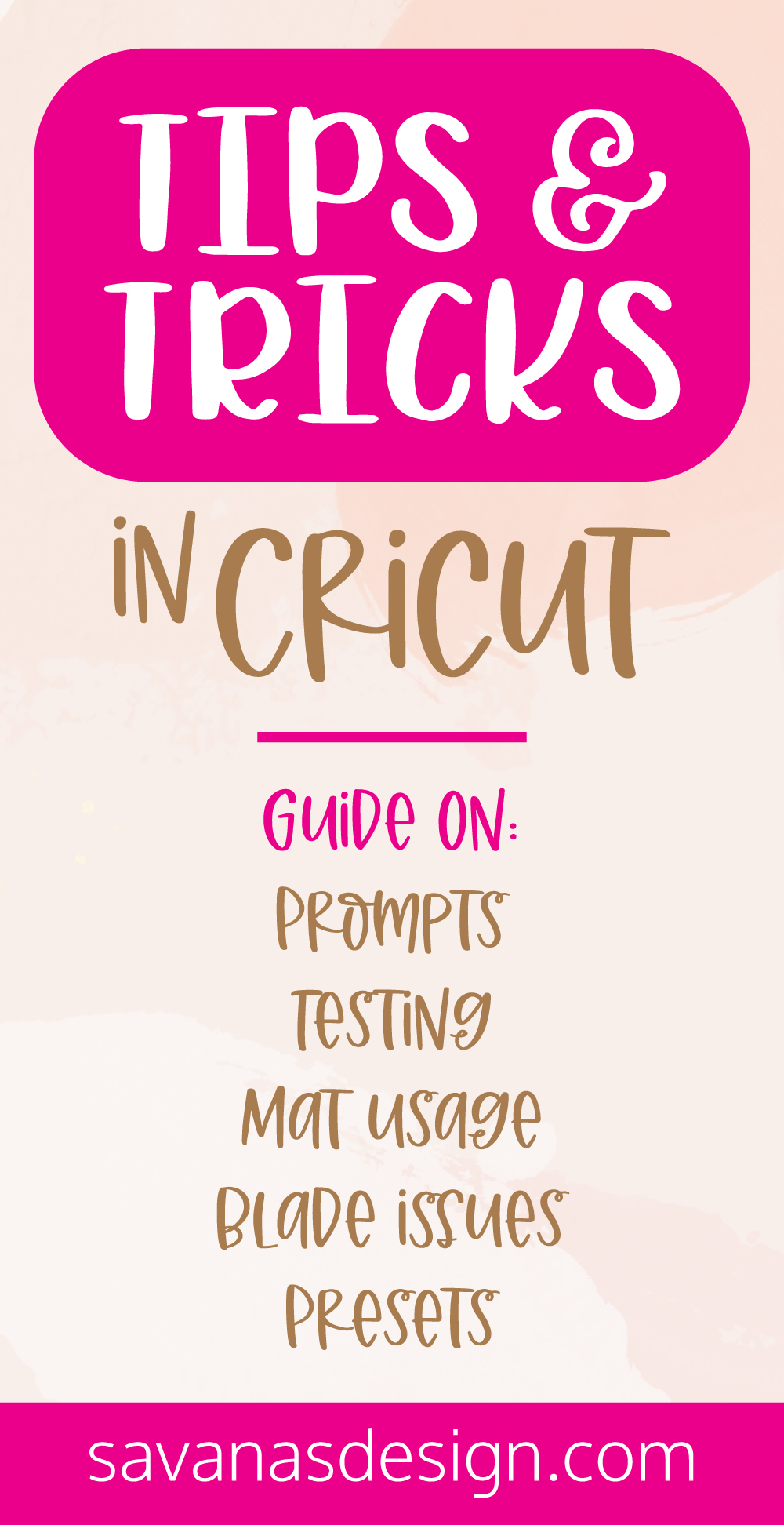 Cricut Tips Tricks SVG EPS PNG DXF Cut Files For Cricut And