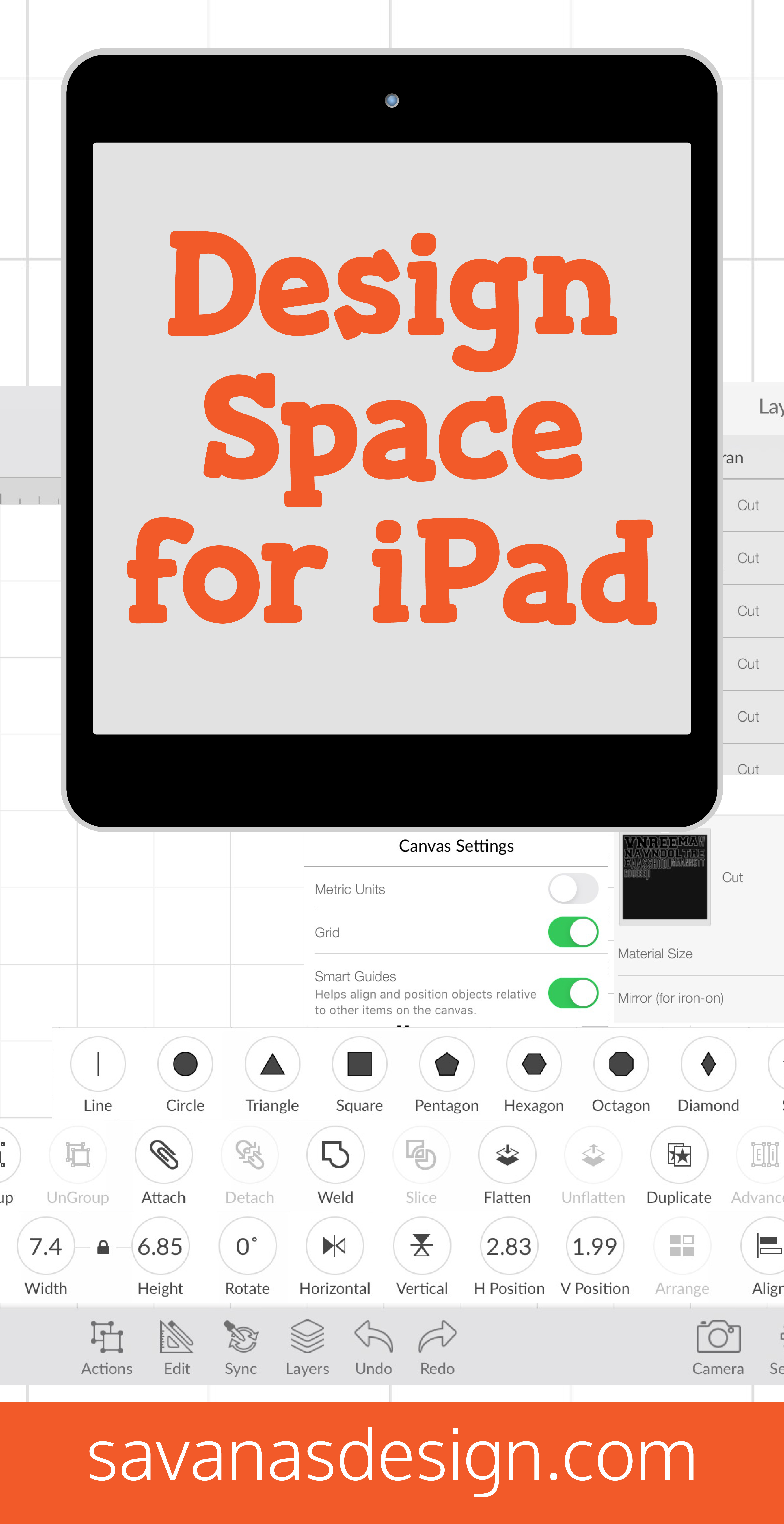 Download Design Space for iPad - SVG EPS PNG DXF Cut Files for Cricut and Silhouette Cameo by SavanasDesign