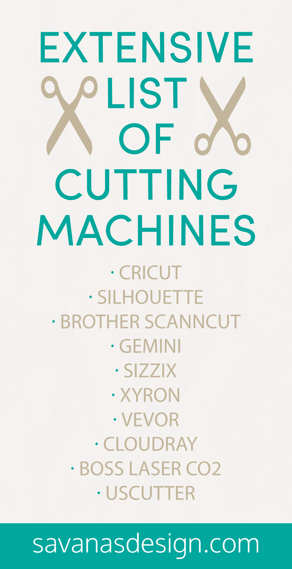 Extensive List of Cutting Machines Pinterest