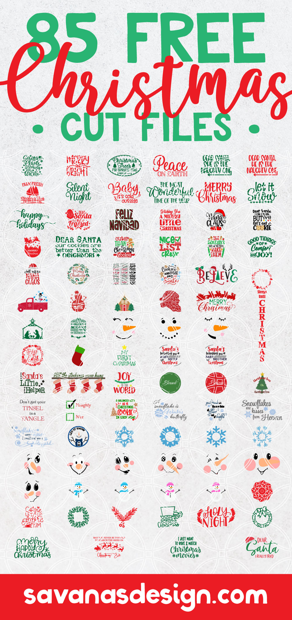 Free Christmas SVG Files