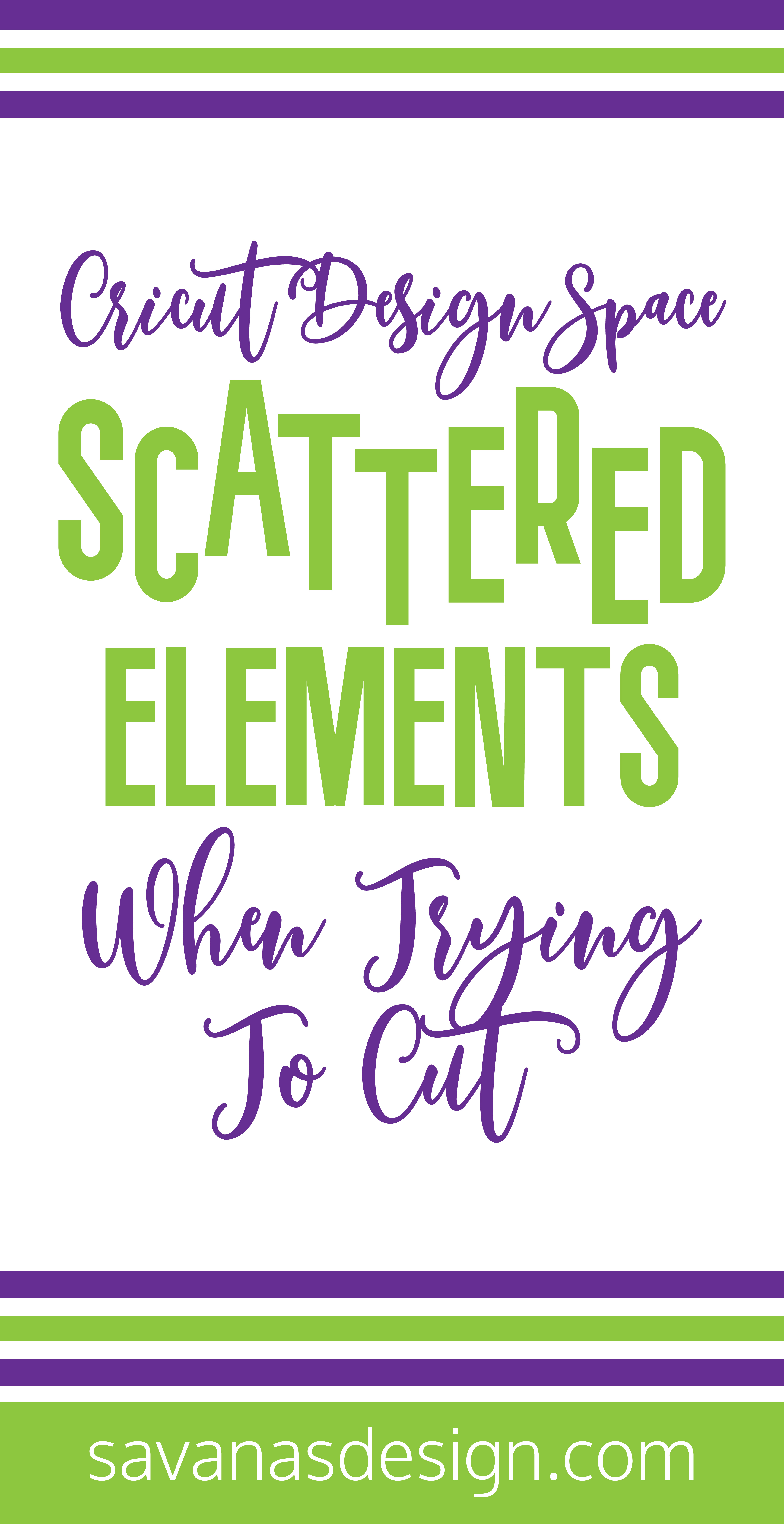 Scattered Elements When Trying to Cut Pinterest
